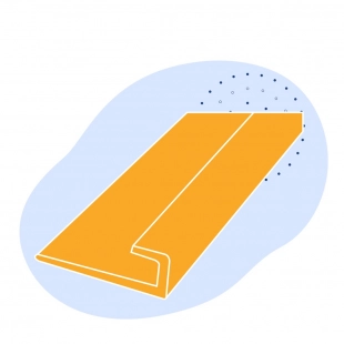 Алюминиевый профиль L-образный 40x3.5x3.5 мм АМцС ГОСТ 13737-90