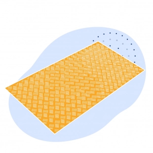 Алюминиевый рифленый лист даймонд 3х2000х6000 мм АМцС