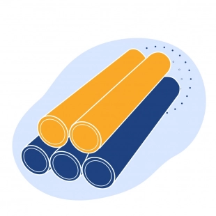 Труба нержавеющая хромированная 60х8.5 мм 08Х20Н14С2 ГОСТ 9941-81