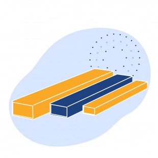Профиль стальной прямоугольный сварной 90х50х6.5 мм ст10 ГОСТ 30245-2003