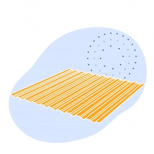 Профнастил для кровли Н20-0.55-1100 12 м RAL 5005