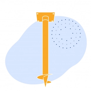 Винтовая свая СВК ГОСТ Р 59106-2020