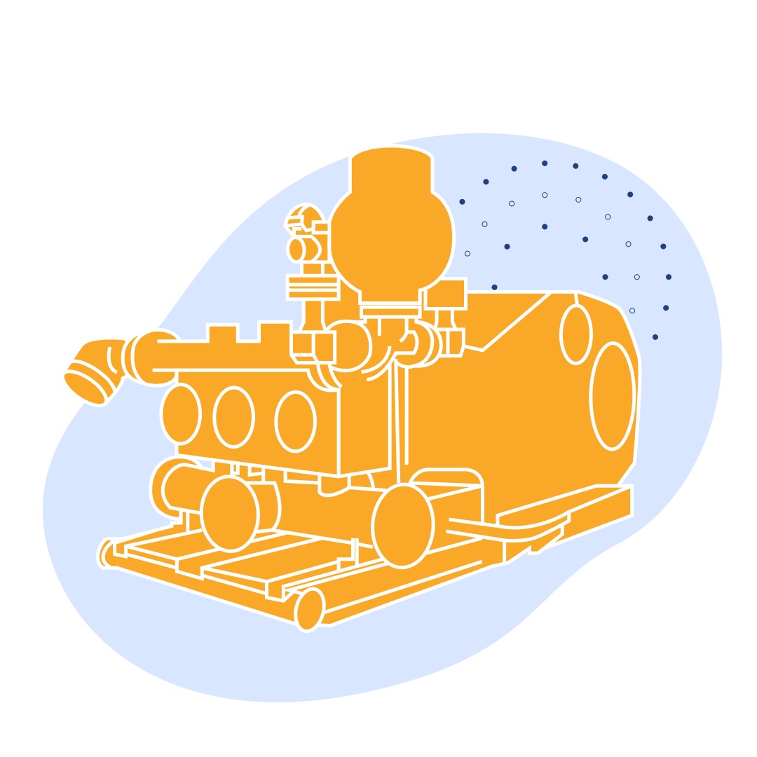 Буровой насос F-800 150 об/мин 597 кВт