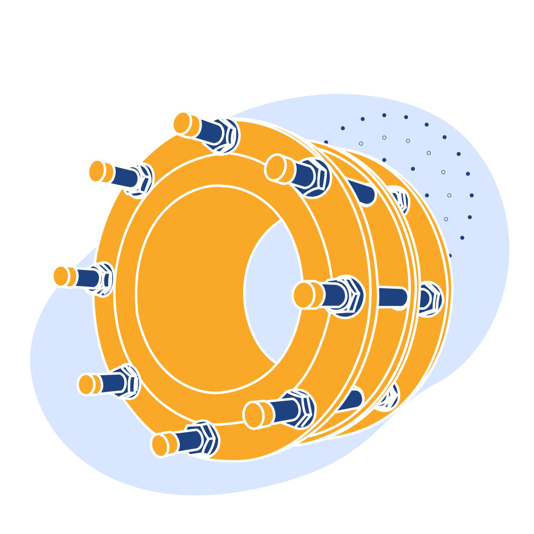 Демонтажная вставка чугунная Ду 150 мм