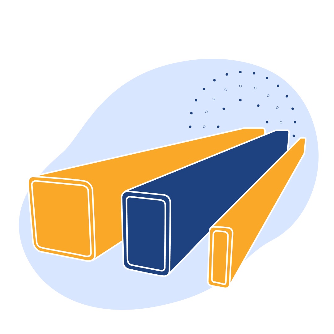 Труба профильная нержавеющая прямоугольная 30х15х2.5 мм AISI 304