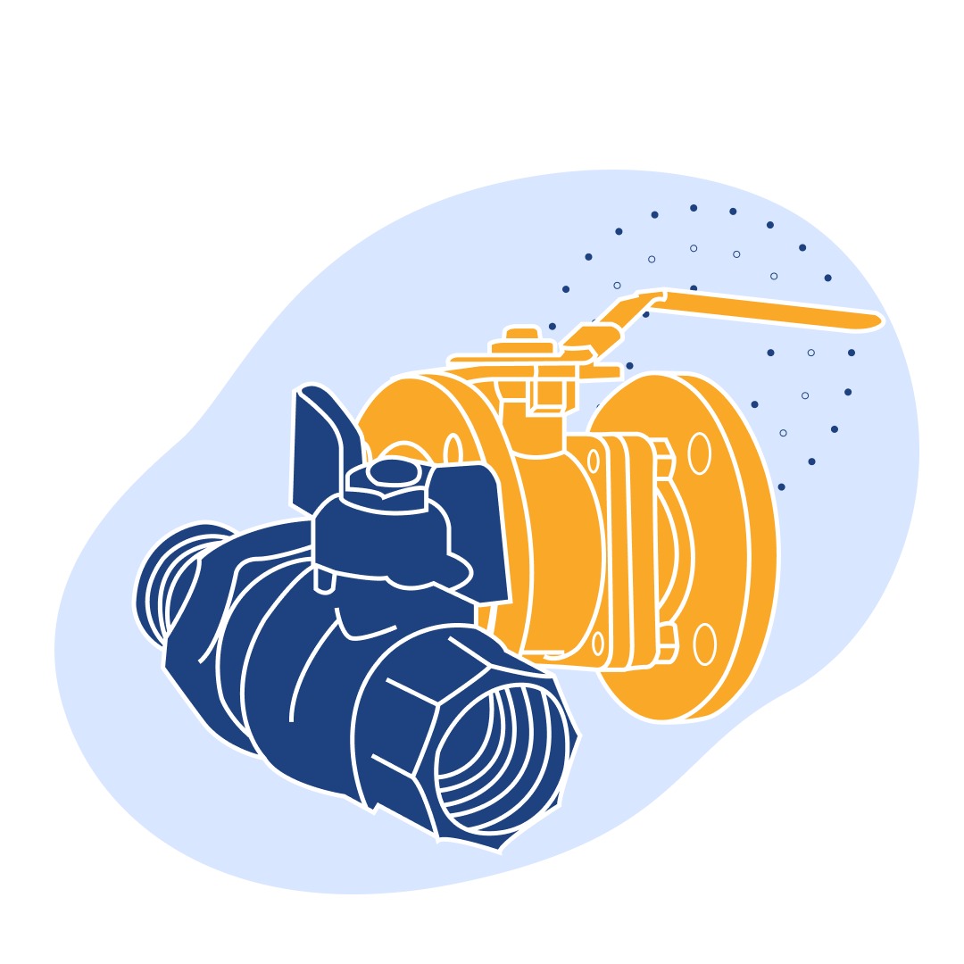 Титановый кран шаровой проходной фланцевый ДУ 300 мм РУ 25 кгс/см2 ГОСТ 9702-87