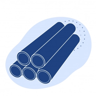 Труба нержавеющая хромированная 60х8.5 мм 08Х20Н14С2 ГОСТ 9941-81