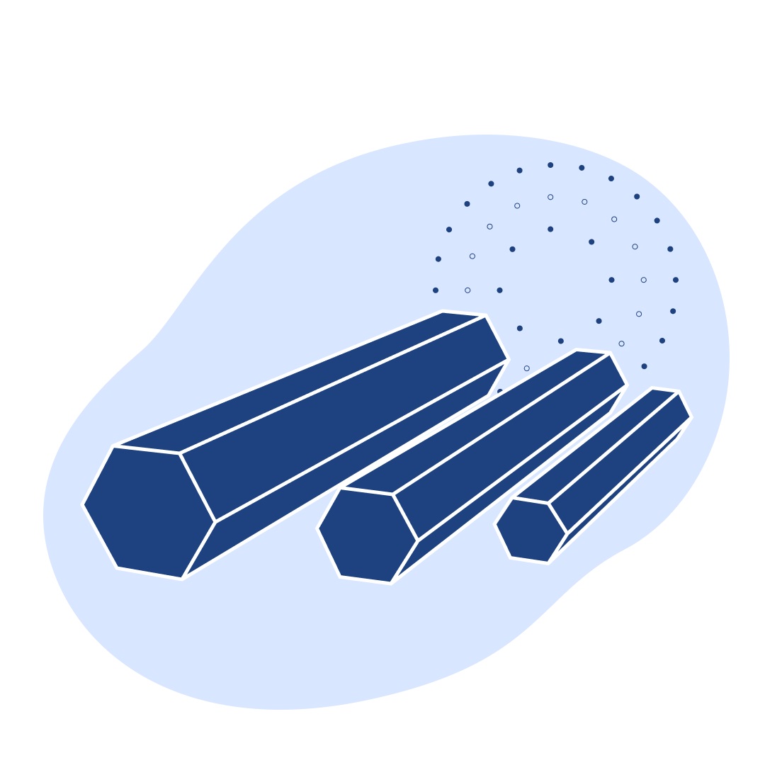 Шестигранник нержавеющий 75 мм AISI 321 ГОСТ 18968-73